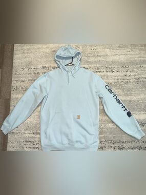 Carhartt Light Blue Hoodie Sweatshirt